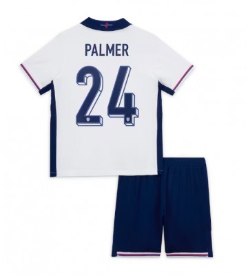 England Cole Palmer #24 Hemmakläder Barn EM 2024 Kortärmad (+ Korta byxor)